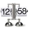 Portable Automatic Flip Clock Nordic Style Page Turning Clock Retro Desk Flipping Clock  Desktop