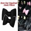 Bow Car Headrest Neck Pillow Universal Summer Fashion Car Headrest  for Women Girls