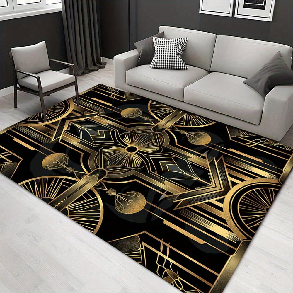 

1pc 2011633859 Pattern Carpet, Area Rug For Living Room Bedroom Room Bed Chair Laundry Entryway Corridor Yard Non-slip Outdoor Camping Rug F 60cm by 90cm