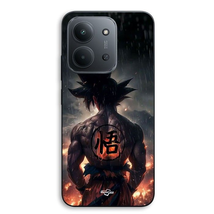 Coque Pour Xiaomi Redmi 15C 5g Dragon Ball Goku Kanji sagesse fan art Maniacase noir