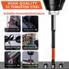 Red 6 Piece Set Suitable for Electric Drills Anti Slip Bits Magnetic Screwdriver Bit Set S2 Alloy Steel Impact Resistance Bits