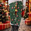 Women's Fashion Christmas Print Stretch Leggings Casual Pants for Home Wear