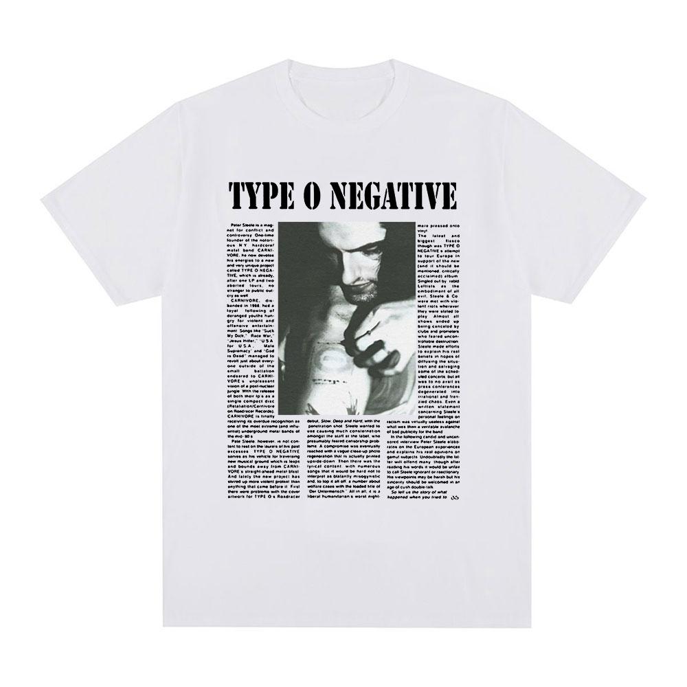 Type O Negative T Shirt Unisex Women Clothing Gothic Metal Rock Band Tshirts 100 Cotton Casual Short Sleeve Tee Shirt Oversized