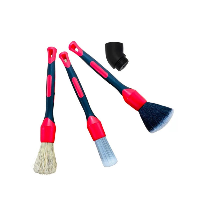 3pcs Brush Good Car Wash Cleaner Multi-Function Wash The Car Beauty Brush to Really Care for Car Car Wheel Rim Brush