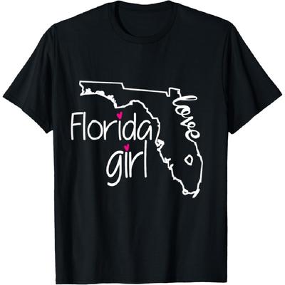 Girls for Florida I Love Florida Home Tee Florida Gift T-Shirt