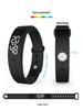 V9 Smart Temperature Monitoring Bracelet: All-Weather Body Temp Tracker with Vibration Alerts, Stopwatch, and Alarm Clock.
