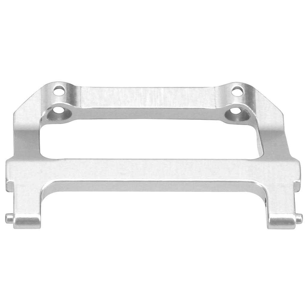 RC Aluminiumlegierung Frontstoßstangenhalterung für Axial SCX24 C10 124 RC Auto Upgrade TeileSilber