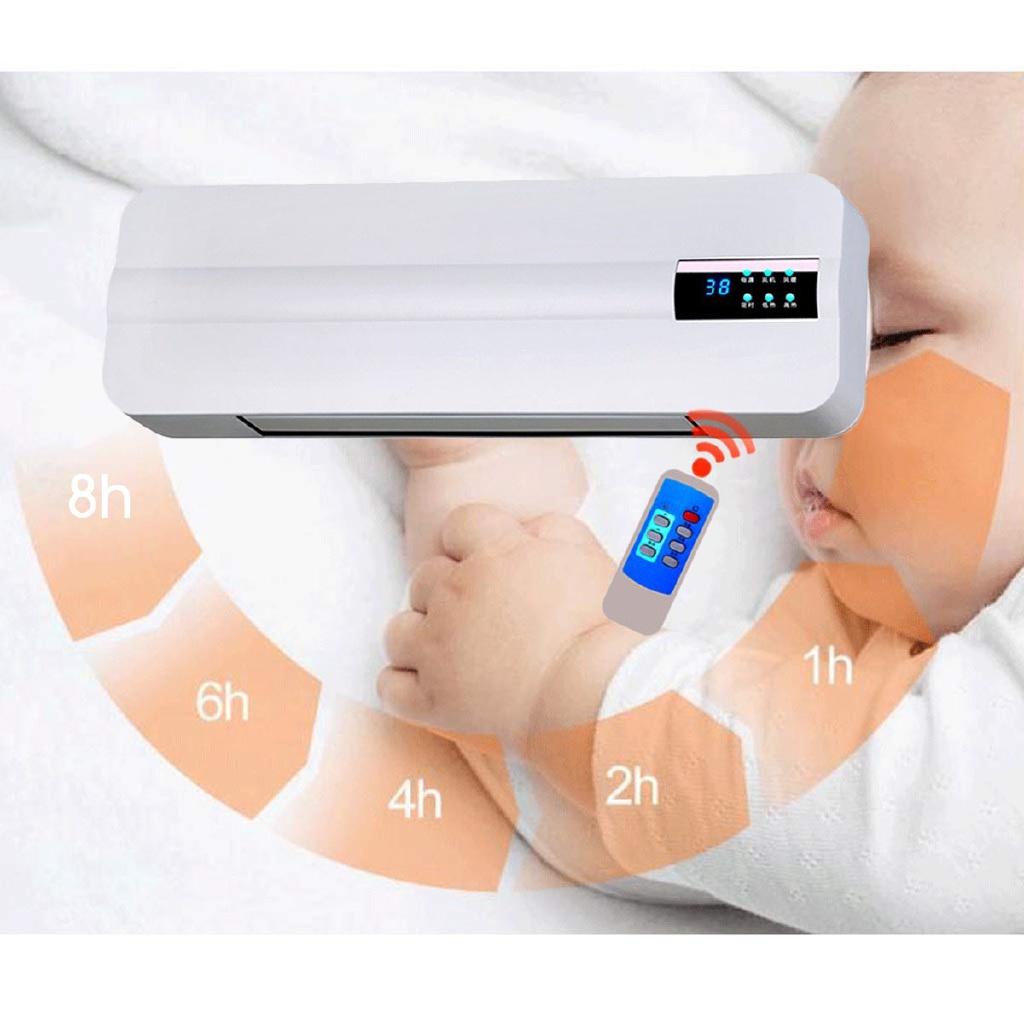 2000W 220V 2-in-1 Elektroheizlüfter Kalt & Warm Wandmontierter Klimaanlagenlüfter