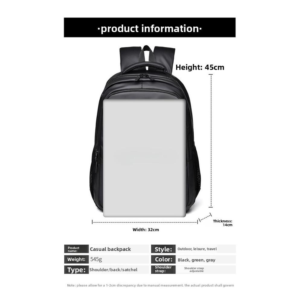 New men's backpack travel bag computer backpack