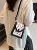 2025 Trendy Fresh Sweet Mori Style Women's Crossbody Phone Bag with Ins Print