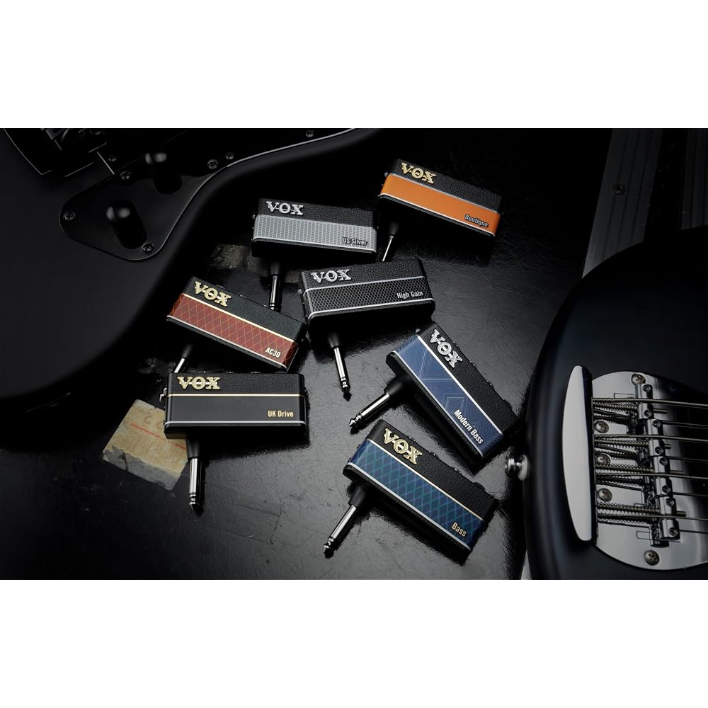 VOX amPlug 3 Boutique Headphone Guitar Amplifier - Cable-free, plugs directly into your guitar, perfect for home practice, battery-powered, built-in e