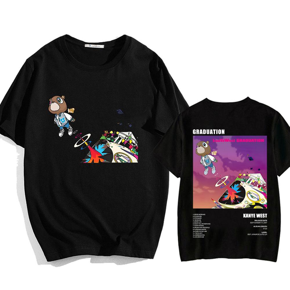 

Футболка Канье Уэста с графическим принтом в стиле хип-хоп, Харадзюку, Funko Pop, хлопковая повседневная футболка, Camiseta Hombre, ретро-панк одежда. 4XL