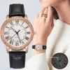 Ladies Luminous Quartz Watch Luxury Fashion Rhinestone Digital Leather Strap Casual Wristwatches Relogio Feminino Reloj Mujer