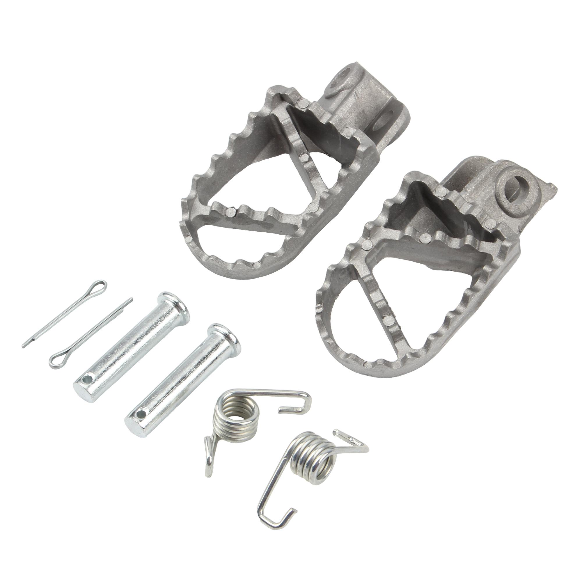 

Motorcycle Footrests Aluminum Accessories for KTM SX 125150 250 SXF XC 250 EXC 450 Motocross Pit Dirt Bike Front Foot Peg Parts серебряный