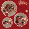 Santa Christmas Headband Elk Hair Hoop Plush Bow Red Hair Band  Christmas Decoration