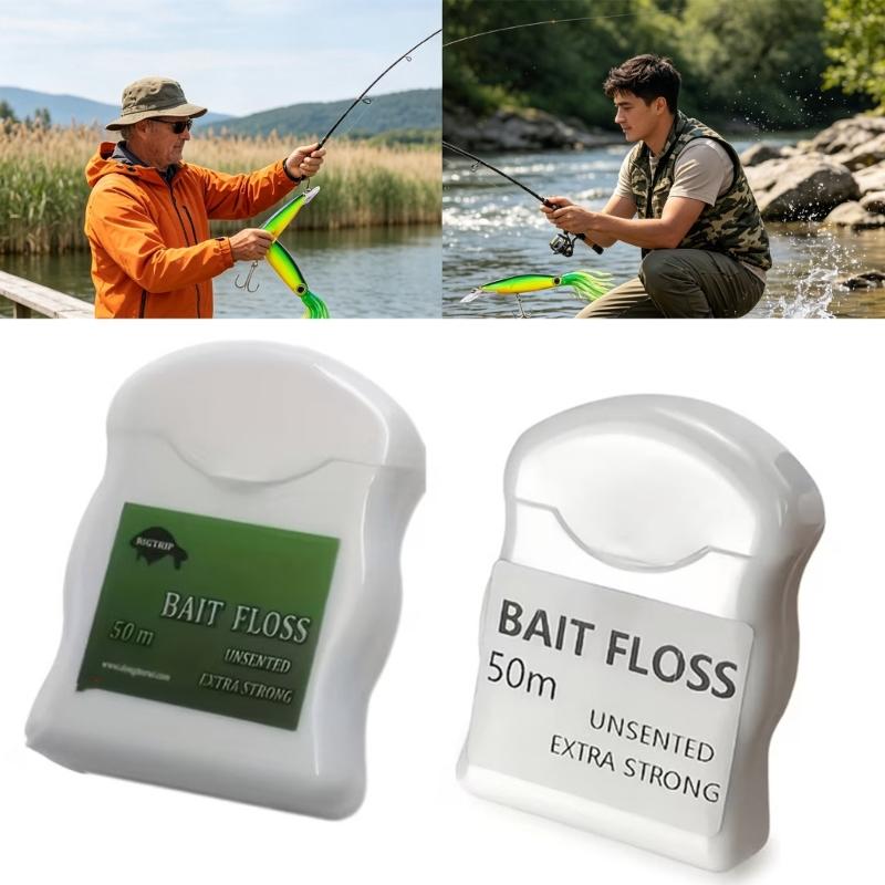 Nylon Fishing Line 50M Strong Fishing Accessories Baits Floss Fishing Tool Equipment For Freshwater And Saltwater Angling