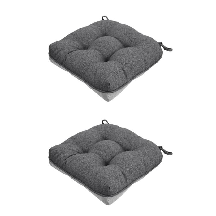 Thick Square Chair Cushion Features Nonslip Base Ideal For Home Offices And Restaurant Seatings
