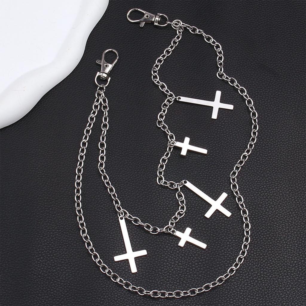 Pants Chain Punk Jeans Chain Wallet Jewelry Unisex Trousers Ornamen Aesthetic Moon Chain for Daily Wear and Parties