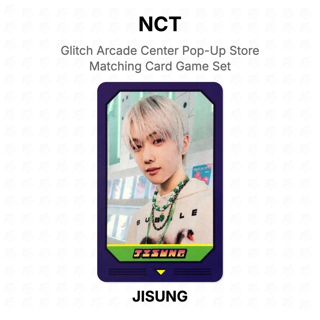 NCT Glitch Arcade Center Pop-Up Store Matching Card Game Set Official Photocard