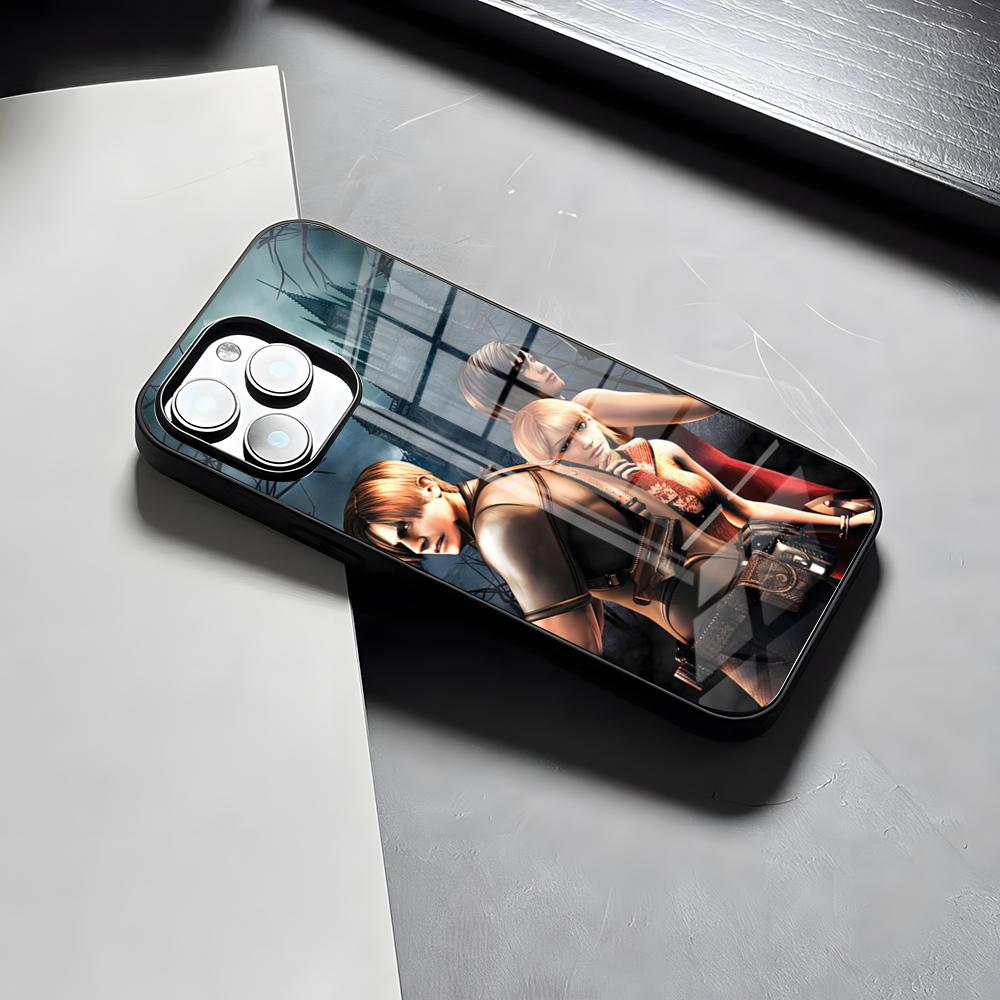 RESIDENT EVIL Game Phone Case For IPhone 17 Pro Max 15 Pro 16 14 Plus 12 13 Mini 11 Pro Shockproof Glass Cover
