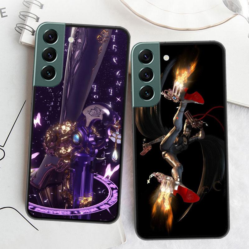 Bayonetta Phone Case For Samsung Galaxy S22 S25 Ultra S21 S10 Plus S26 Edge S20 S23 S24 FE Cover Silicone Soft TPU Clear She