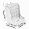 Anti Scratching Rabbit Cage Bowl Fixable 2 in 1 Food Trough Fixed Hay Feeder Holder  Small Animal