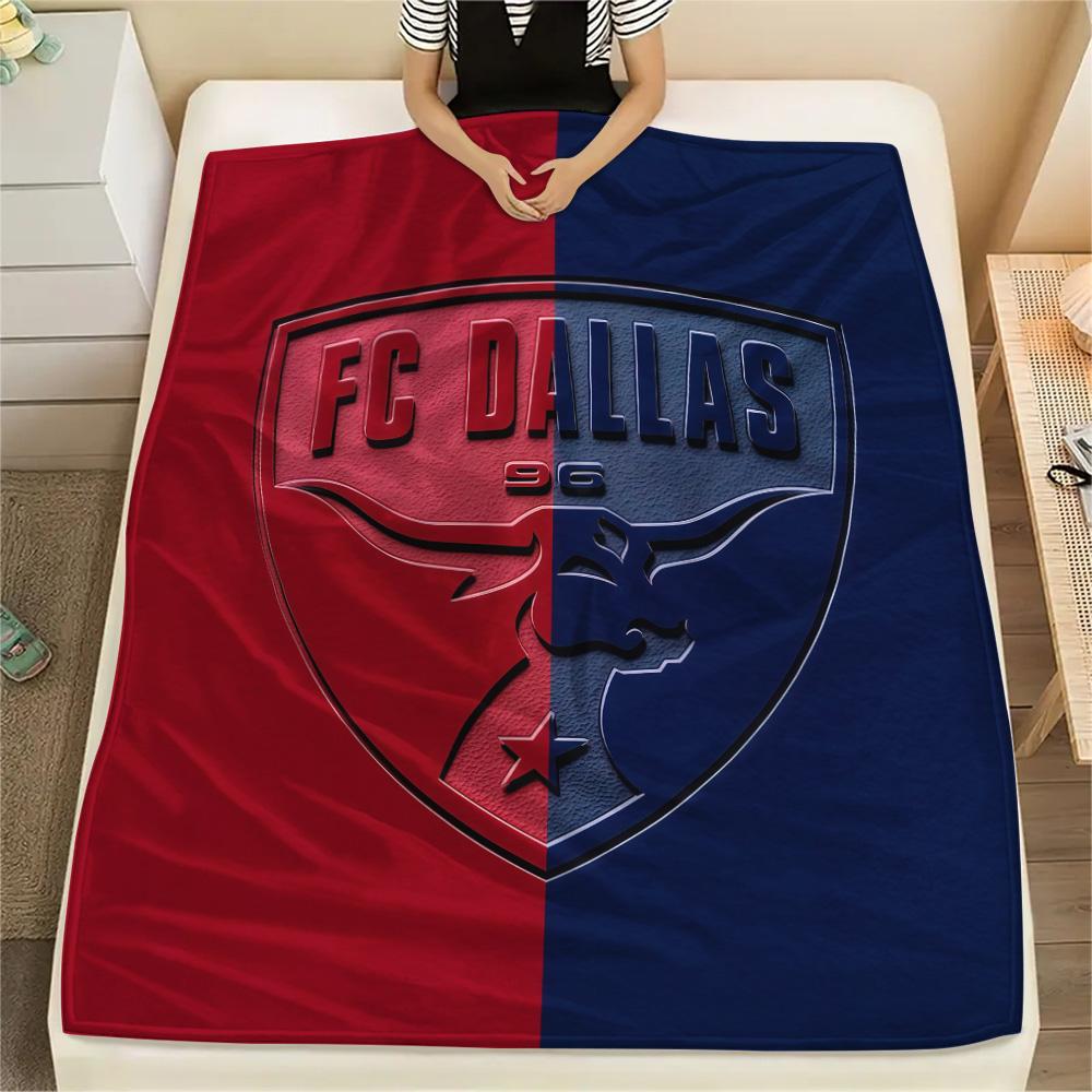 FC Dallas Flannel Blanket, High quality Comfortable for All Seasons, Home Decor, Warmth and Comfort