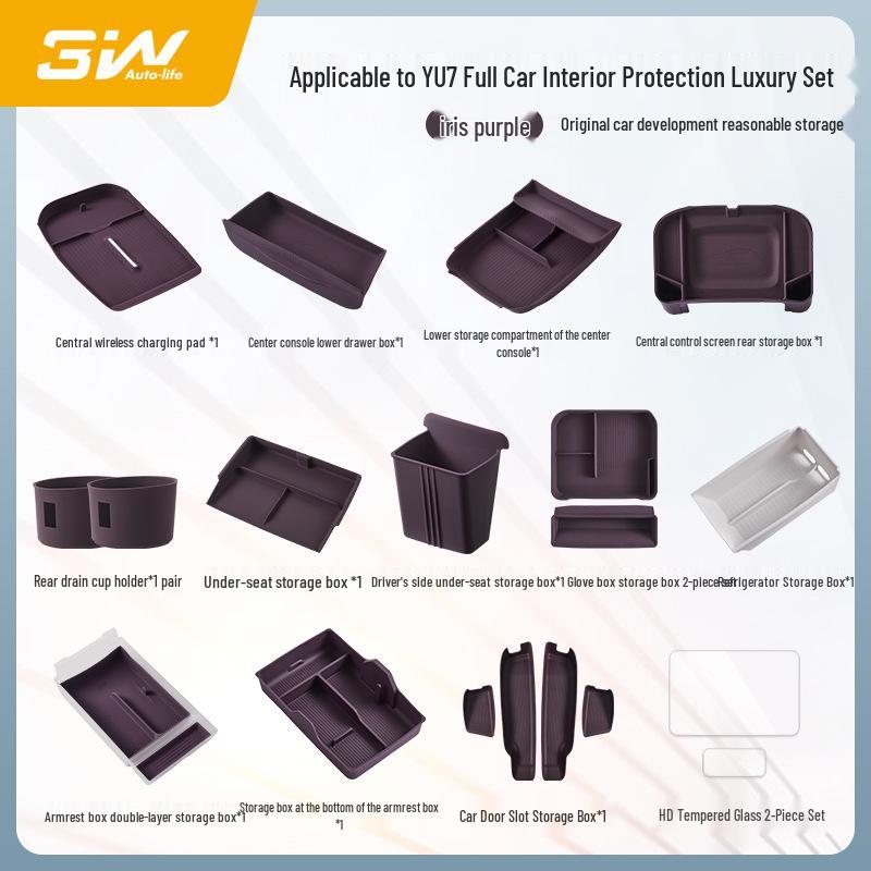 3W Xiaomi YU7/SU7/Ultra Center Console Armrest Storage Box