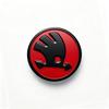 1Pcs 43mm Car Steering Wheel Emblem Sticker Skoda Logo Auto Interior Decal Badge For Skoda Octavia Superb Rapid Kamiq Karoq Kodiaq