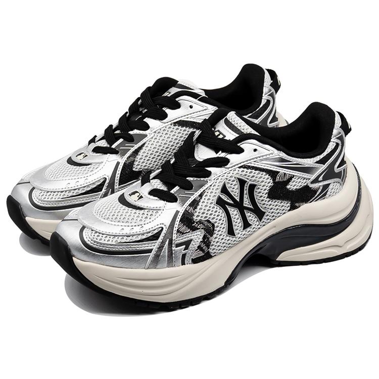 MLB New York Yankees Textile, Synthetic Leather Slip Resistant Abrasion Resistant Low Top Casual Running Shoes Unisex 3ARNSPL4N-50SIS(Team219-)