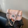 Summer Small Bag Women's New Trendy Versatile Chain Messenger Bag High-end Shoulder Small Square Bag