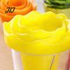 Salad Presentation Tool Spiral Vegetable Curler, Stainless Steel Blade Handheld Twister, Creative Easy Kitchen Utensil Rotatable Fruit Cutter