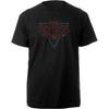Foo Fighters Unisex TShirt Black Disco Outline