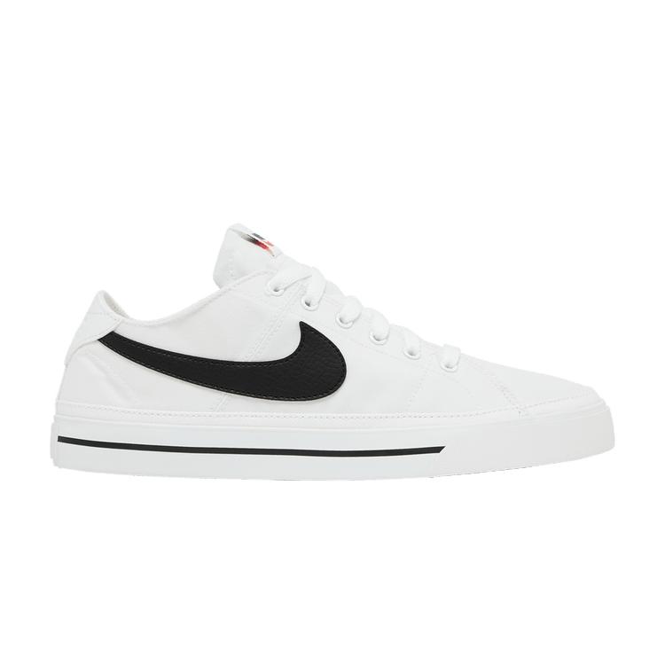 Nike Court Legacy Canvas White Black 42