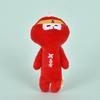 10CM Cartoon Yukio Ugly Doll Burnt Bread Plush Doll Keychain Funny Black Cat Sakura Doll Bag Pendant Bag Hanging Decoration Gift