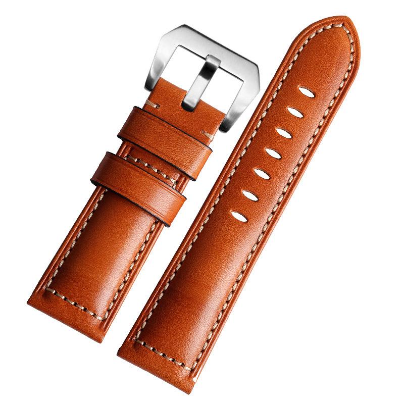 Retro Cowhide Watch Strap 20mm 22mm 24mm 26mm Band Universal Replacement Watchbands Bracelet Watches Vintage calfskin strap