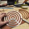 Rounded Corners Leather Craft Ruler Stainless Steel Drafting Ruler French Curve Ruler  DIY Craft