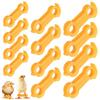 12 Pcs Bird Corrector Chicken Leg Band Ring Supplies for Your Chickens Brace Pet Pvc Bands Foot Birds Baby Pigeon
