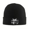 Rapper Mayhem Death Gestrickte Mützen Damen Unisex Beanie Herbst Winter Mütze Band Häkeln Melonenmütze