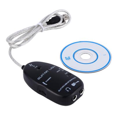 Gitarre zu USB Interface Kabel Link o für PC Aufnahme Adapter