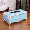 Elegant Tissue Box Cover Chic Napkins Case Holder Hotel Home Desktop Organizer