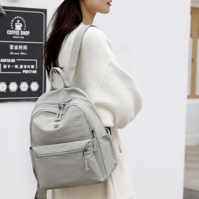 Schoolbag Outdoor Fashion Travel Nylon Cloth Versatile Backpack Lightweight New Large Capacity Fashion Small Backpack Backpack