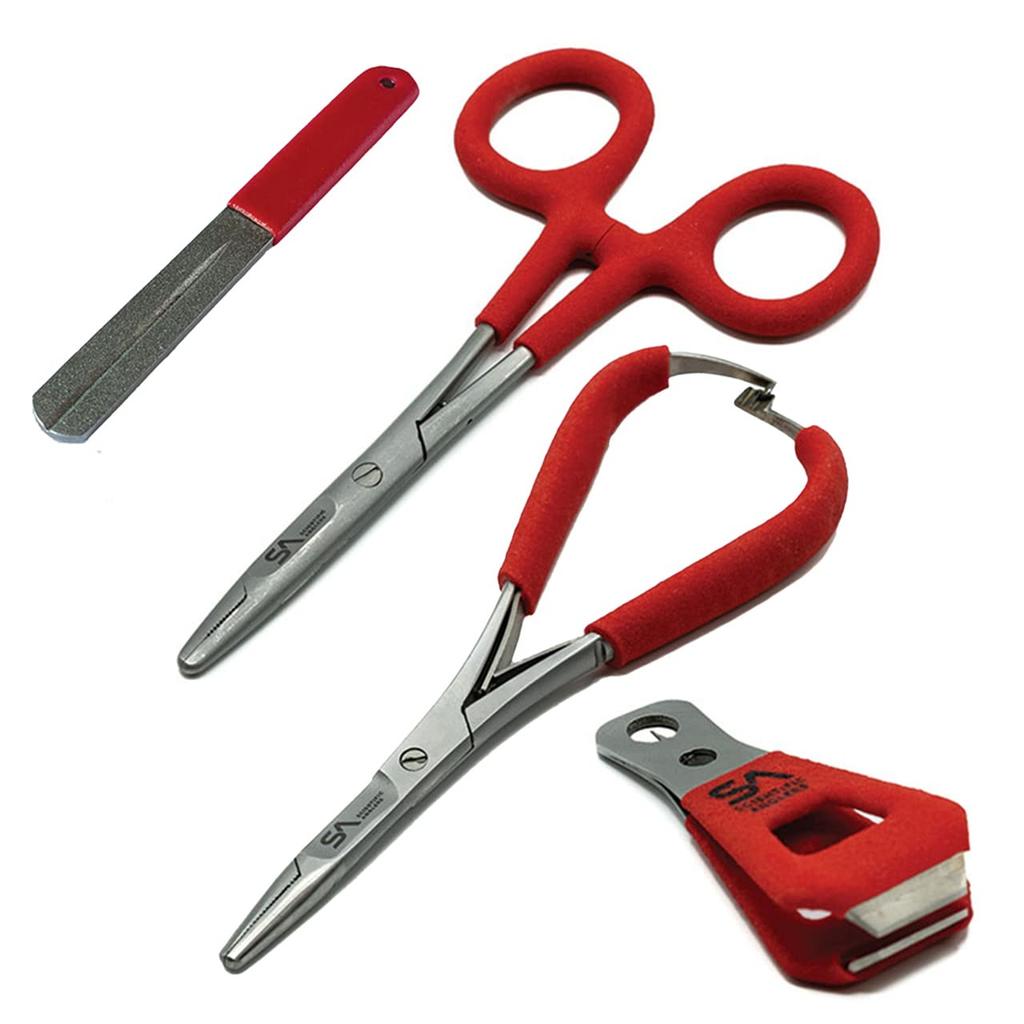 TIEMCO SA Tailout Mittens Nůžky 140270 Červené