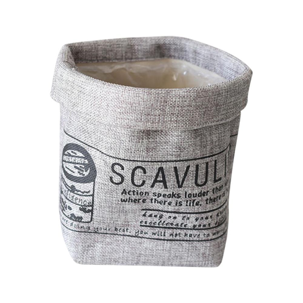 

Тканевая сумка для хранения цветочного горшка, корзина для хранения, корзина для фруктов, настольный ящик для хранения, внутренняя водонепроницаемая сумка для горшка для растений