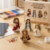 Beaded Faith Angel DIY Kit 3D Tiny Beaded Figures Craft Kit Christian Handmade