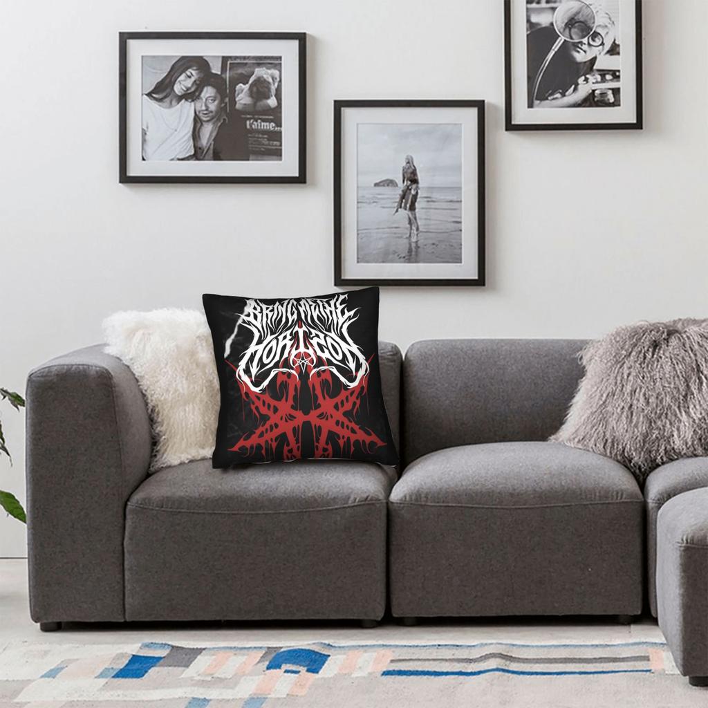 Pillow Cover BMTH Bring Me The Horizon Cute Funny Pillow Case For Couch Sofa Bedroom Pillowcases