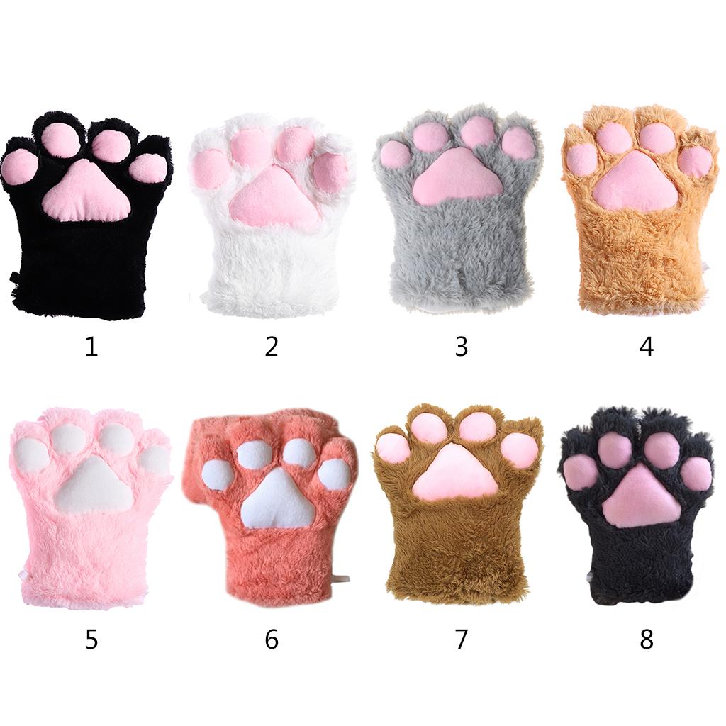 1Pc Kitten Kitty for Cat Bear Paw Glove Cosplay Costume Accessories for Adult
