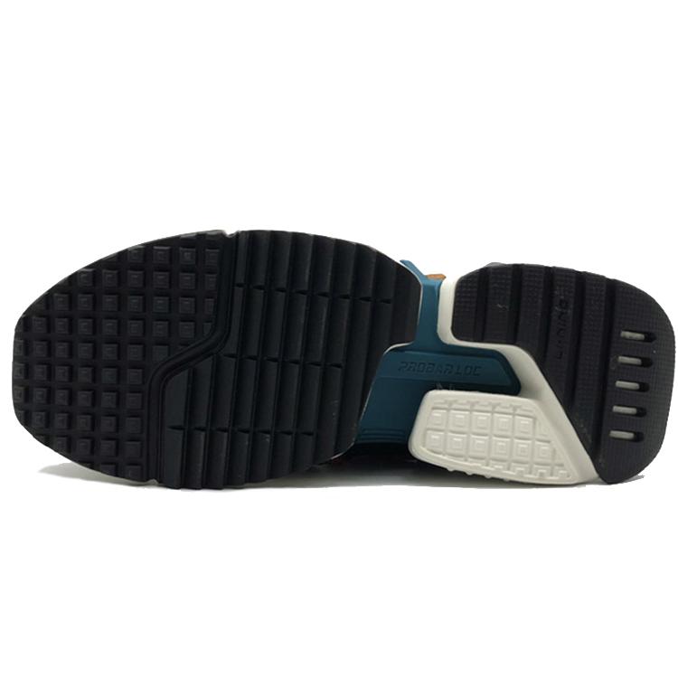 Li Ning Pan Gu 2019 New York Fashion Apparel Week Leather Slip Resistant Abrasion Resistant Low top Casual Shoes Men's AGLP075-9