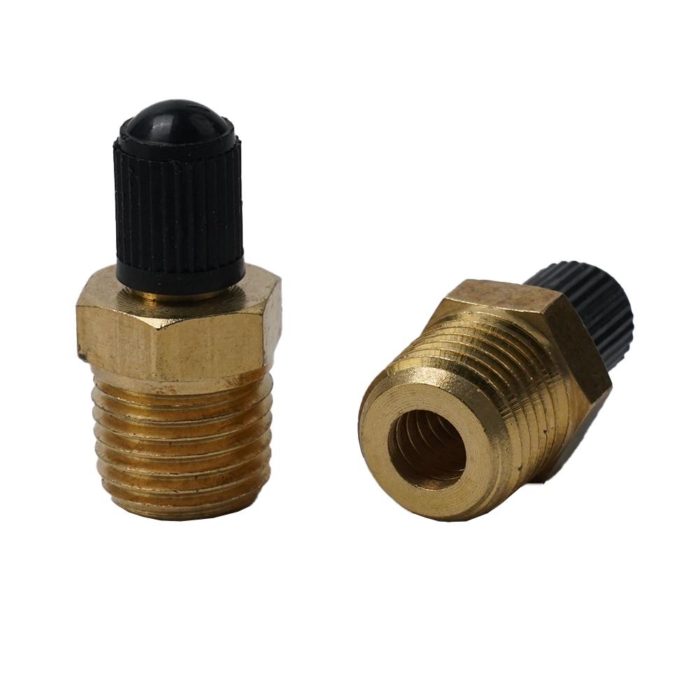 Tire Valve Core Tires Parts Valve Yellow 1/4in Brass