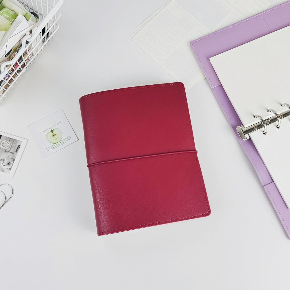 Blank Page Loose Leaf Notebook M5 DIY Binder Notebook Simple Mini Pocket Notebook  Student